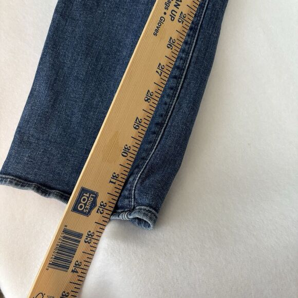 Madewell Rail Straight Jeans Blue Stretch Denim - Picture 9 of 13